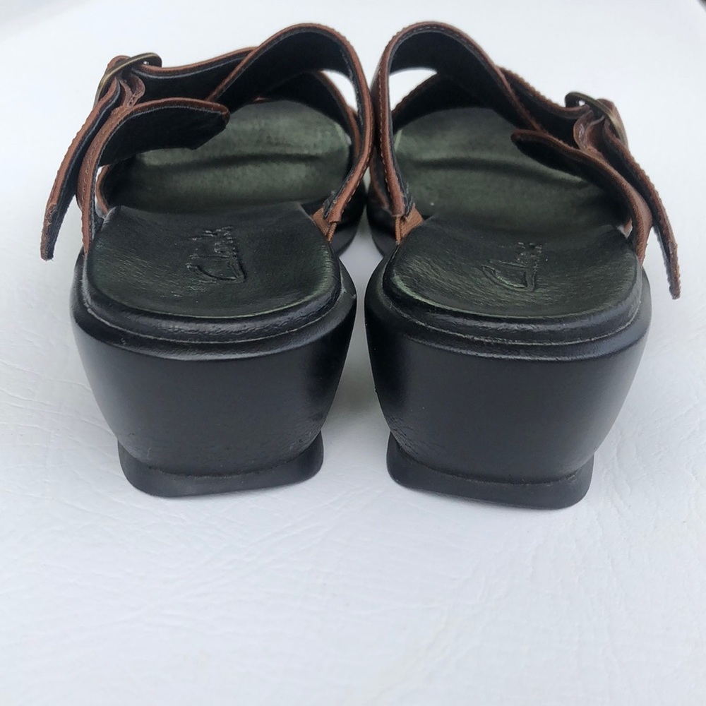 Clark’s brown leather sandals 7.5 - Picture 6 of 6